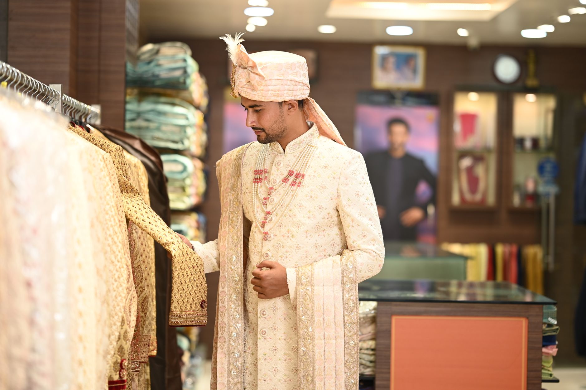 Printed Tailored Mens Suits