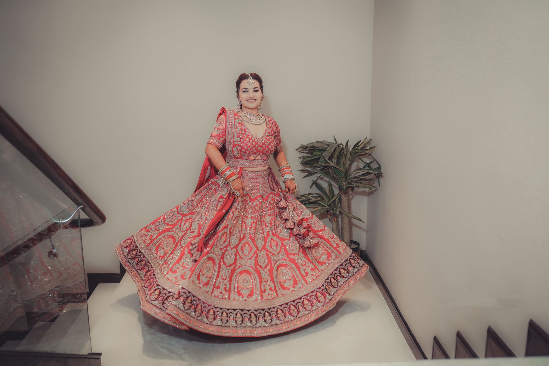 Zardozi Bridal Lehenga – Raipur's Finest