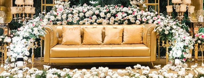 Reception Confetti Chennai — colourful confetti shower at a grand Chennai wedding reception