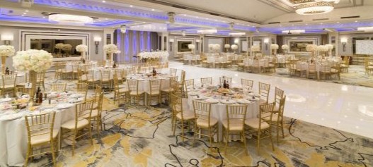 Elegant reception halls for 300 guests in Chennai with beautiful decor and lighting