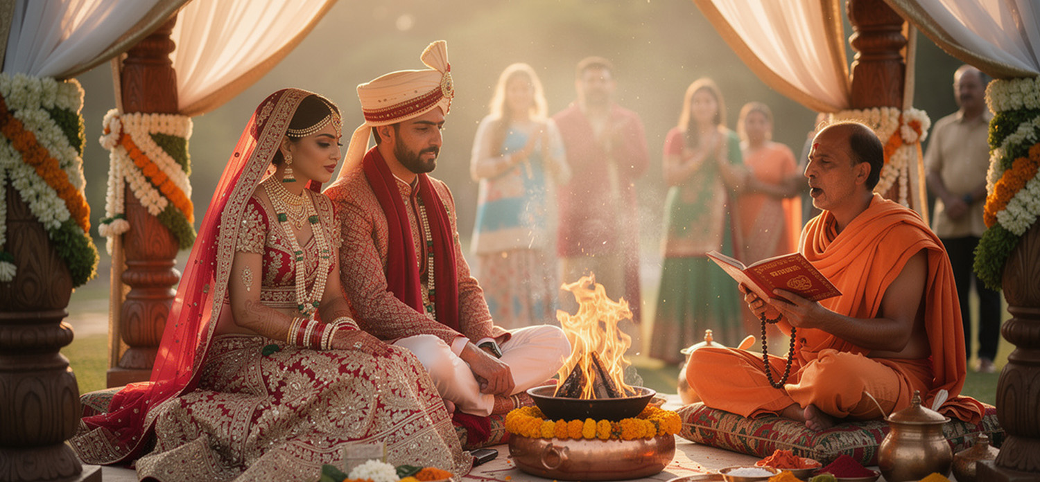 Role of Mantras in Indian Wedding Rituals: Complete Guide for Couples