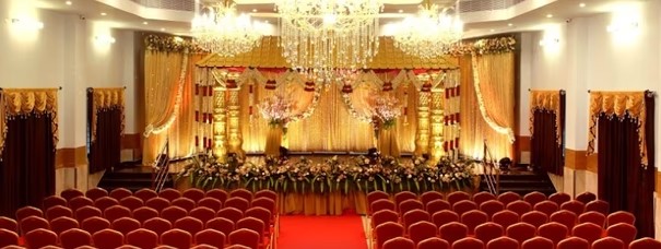 Beautiful sangeet ceremony setup under budget in Chennai with colorful decorations and dance floor