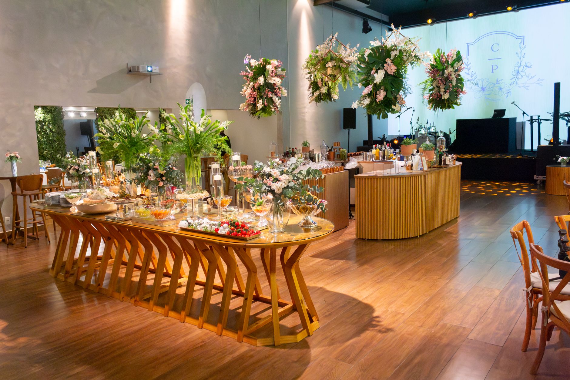 Indoor Buffet Station Hire