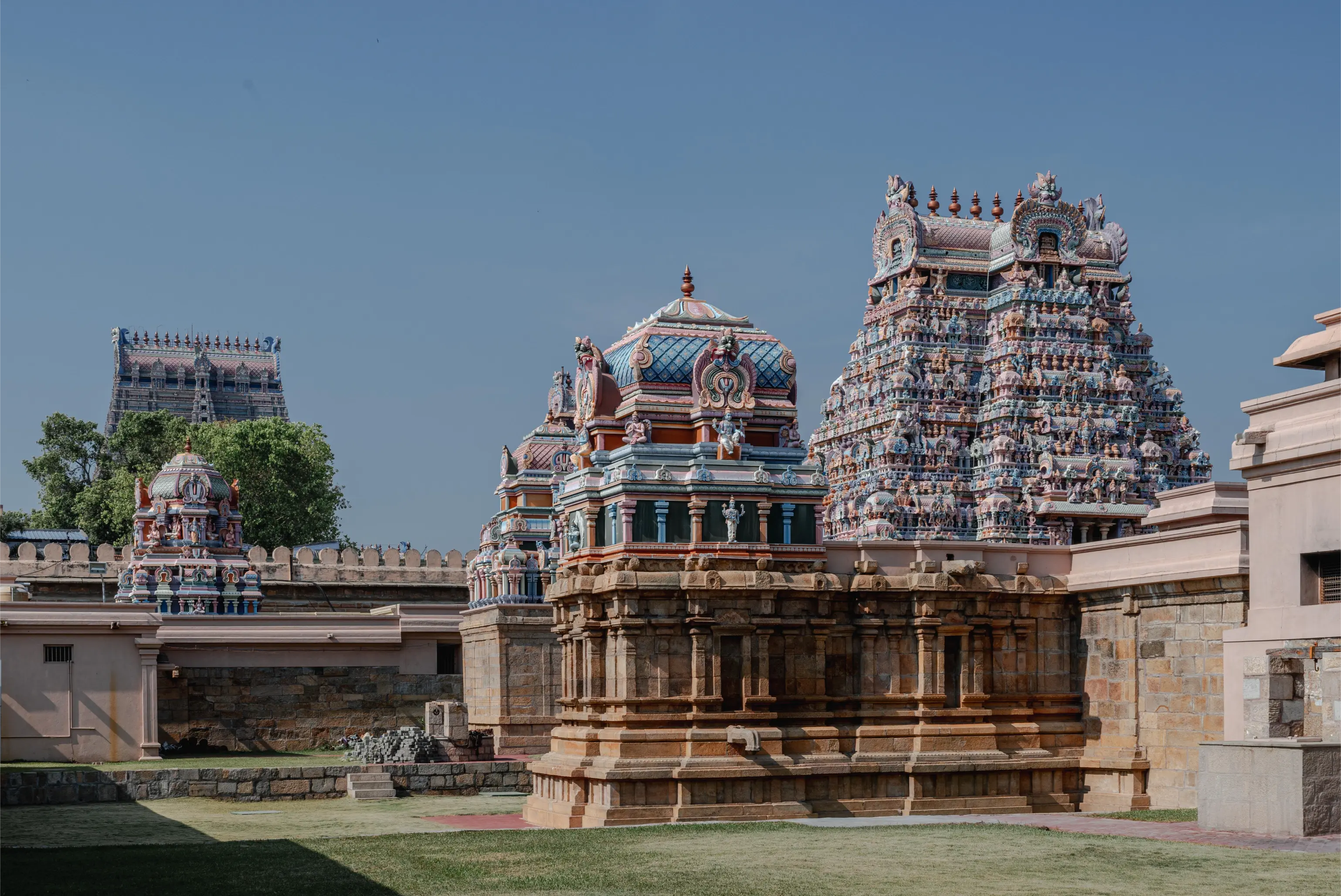 Temple Wedding Collection showcasing traditional Hindu marriage ceremony setup with sacred altar and spiritual décor