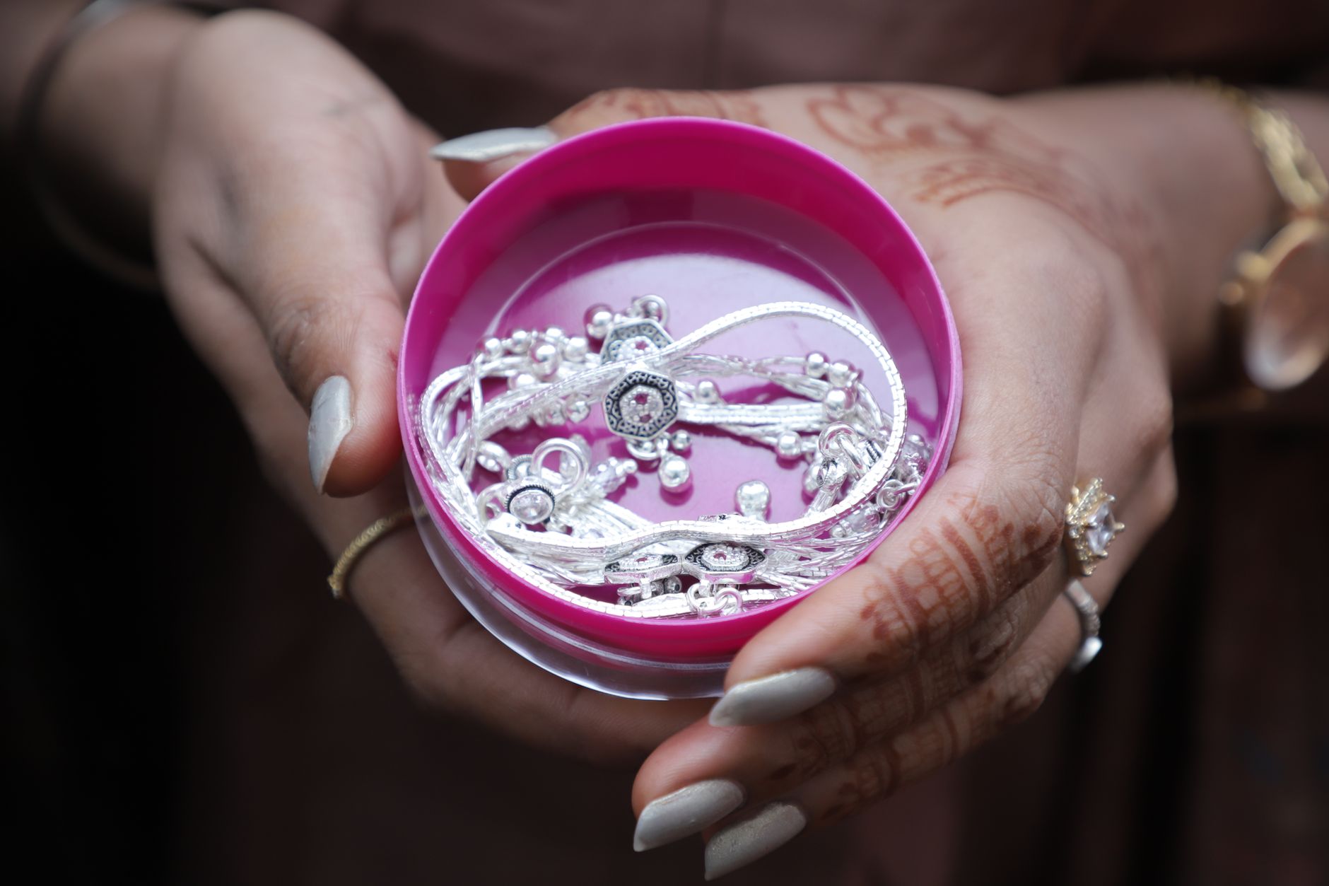 Sacred Silver Favours for Trichy Rituals