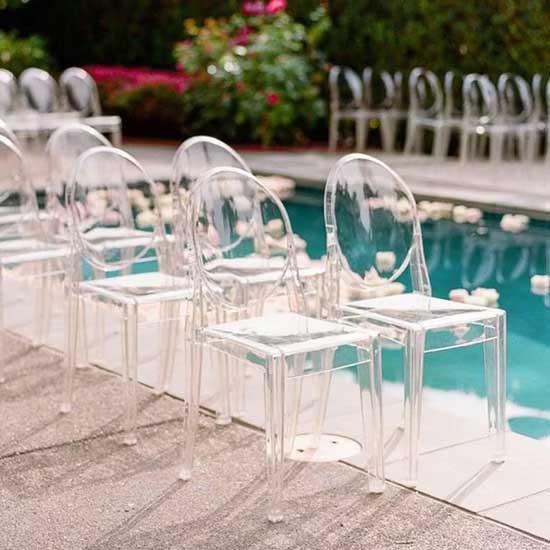 Acrylic Armchairs - 25 Nos - Impress Decor