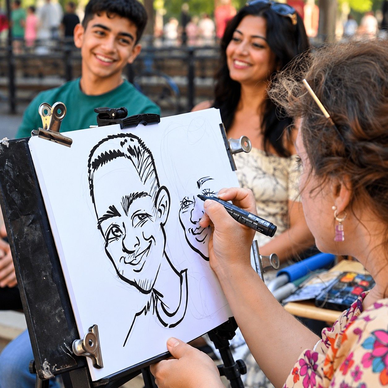 Caricature or Portrait Artist Service - Play Monk