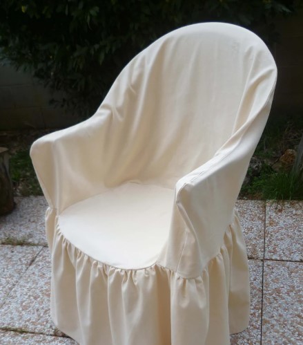 Covered Plastic Armchairs with Bows - 25 Nos - Impress Decors