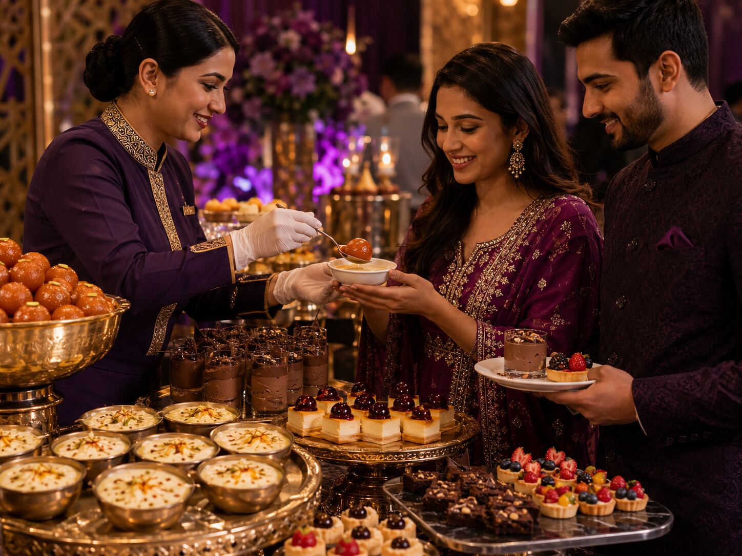 Curated Dessert Counter β 50 Guests