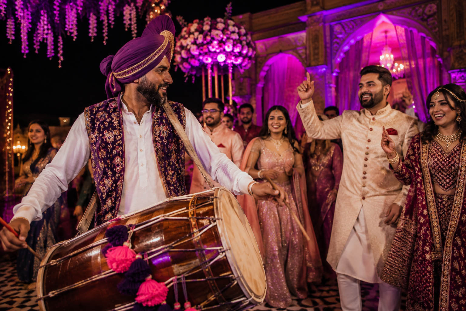   High-Energy Dhol Duo