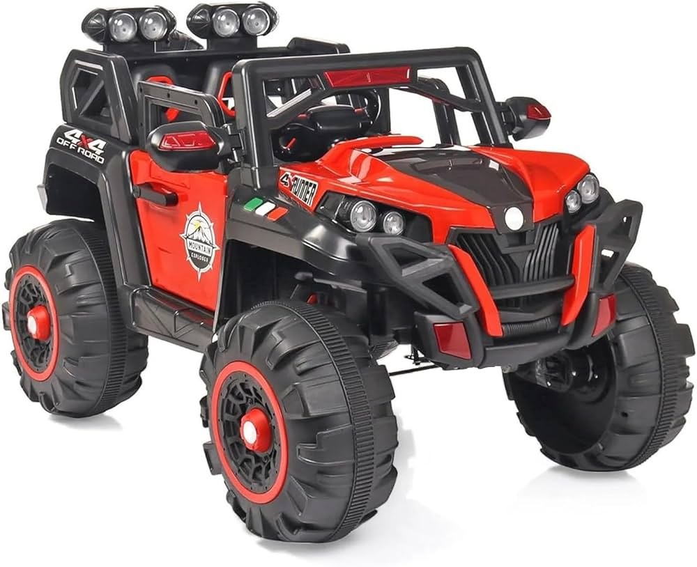 Battery-Operated Kids' Jeep or Car Ride - Play Monk