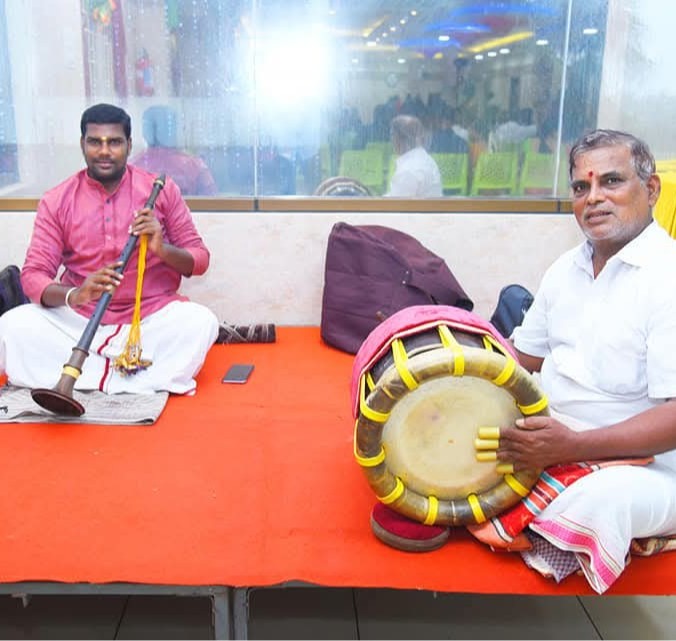 Traditional Mangala Vadhiyam Duo - Chrompet Nagadas