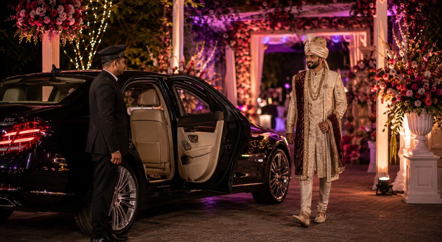 Premium Luxury Car Wedding Entry