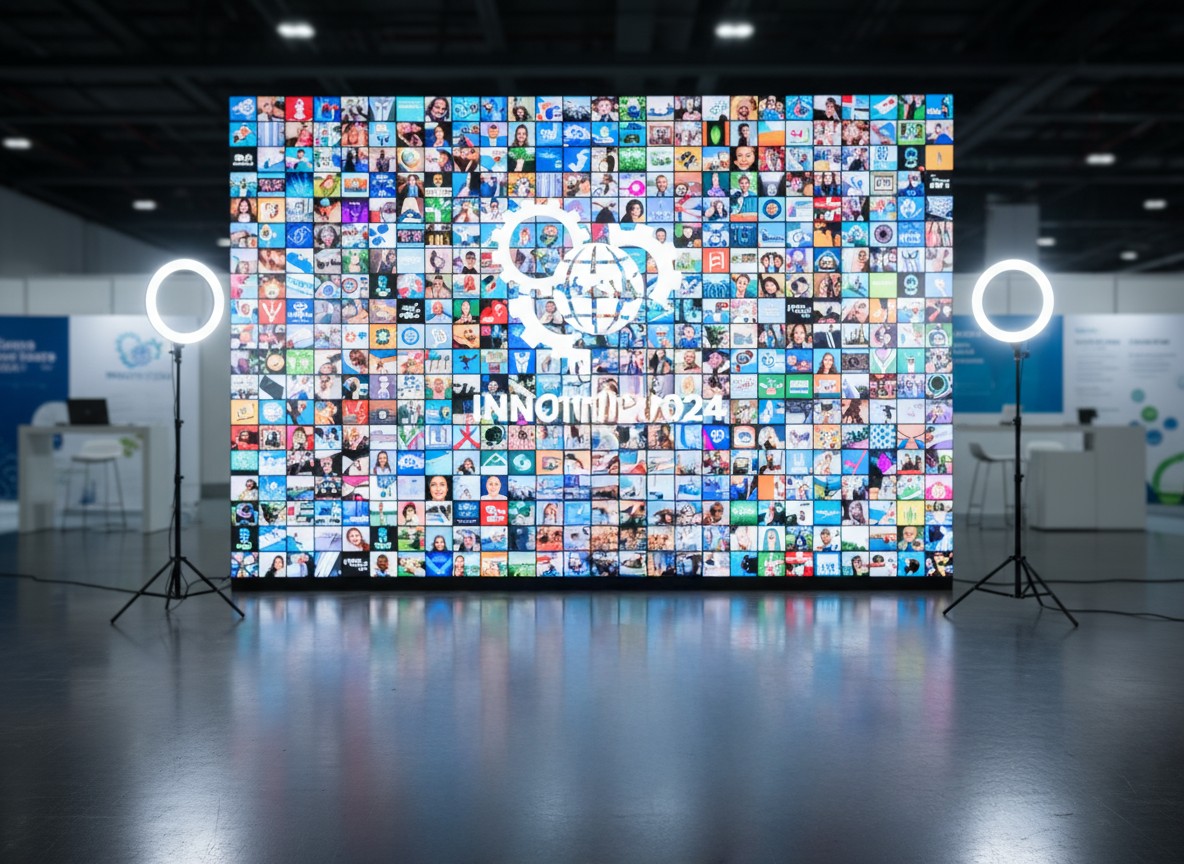 QR Selfie Mosaic Wall