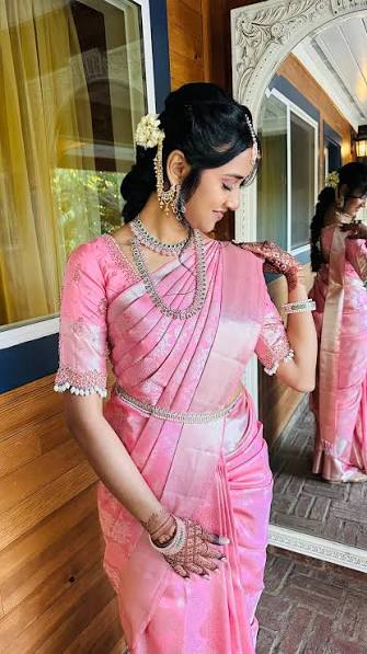 Saree Draping for 4 Guests (Without Pre Pleating)