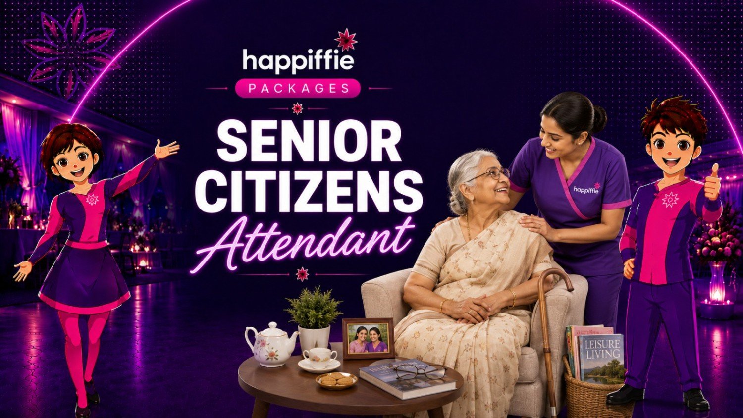 Senior Citizen Attendant – 2 Persons