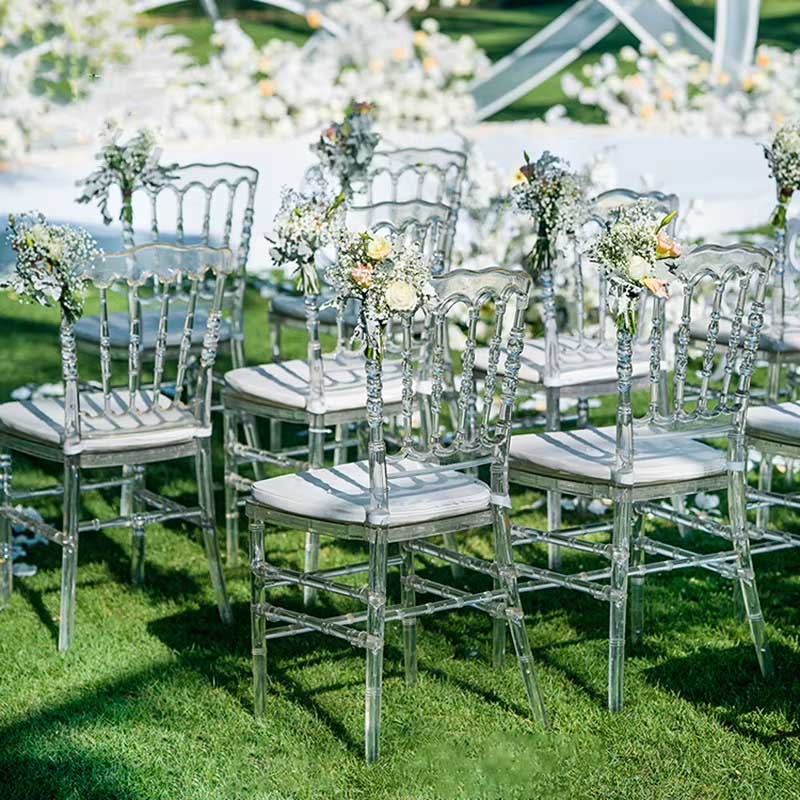 Transparent Acrylic Chairs - 75 Nos - Impress Decor