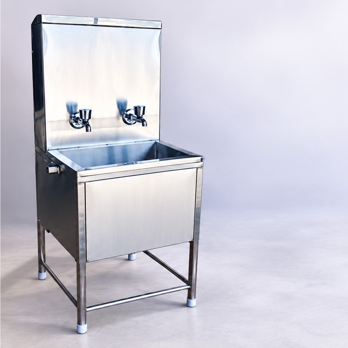 Two-Tap Stainless-Steel Handwash Stations - 4 Nos - Impress Decors