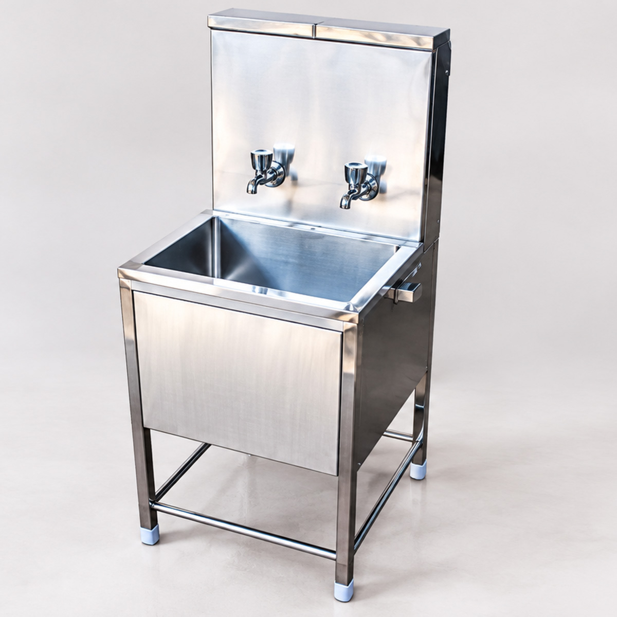 Two-Tap Stainless-Steel Handwash Stations - 2 Nos - Impress Decors