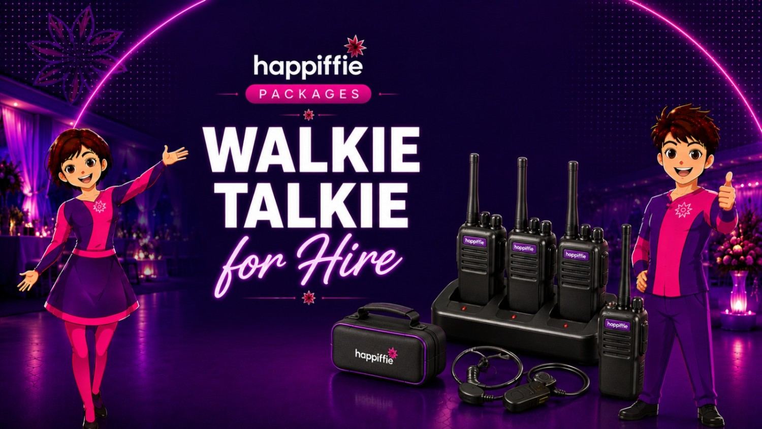 Walkie-Talkie Rental – 8 Nos