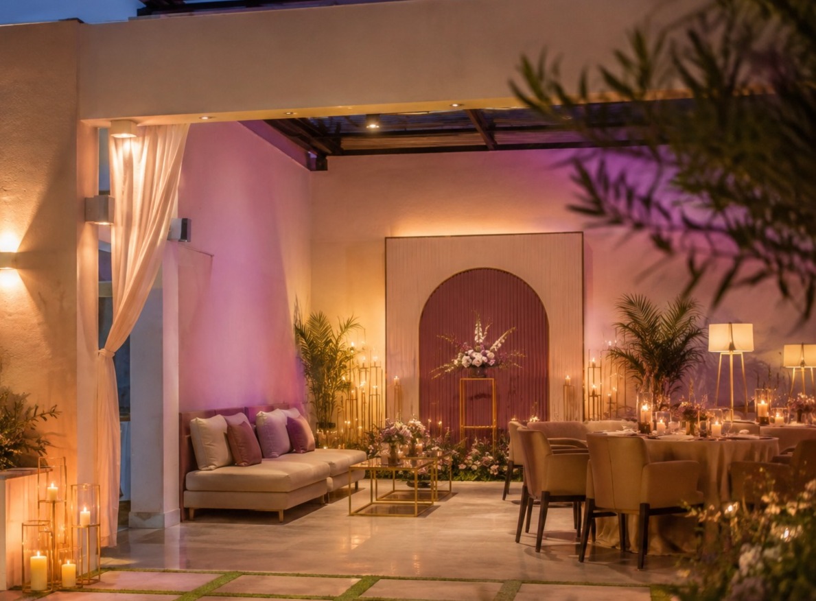 Contemporary Small Event Decorator