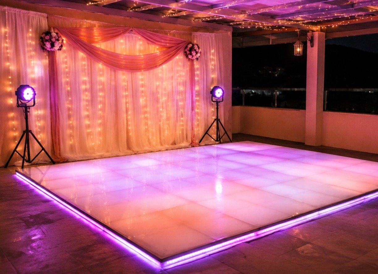   Illuminated Party Dance Floor