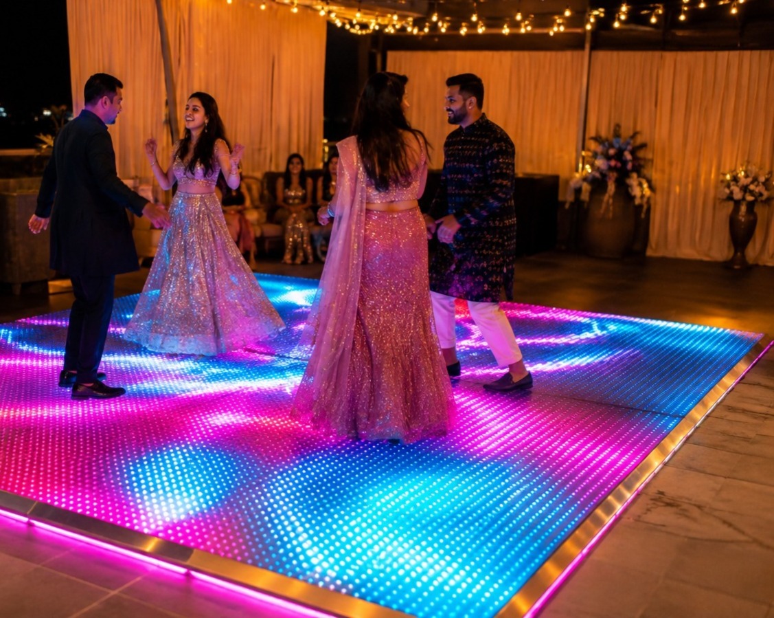 Interactive LED Dance Floor