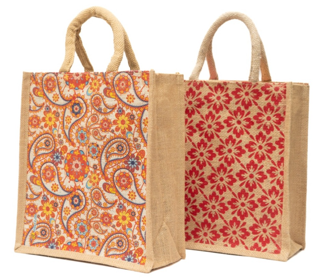 500 Compact Custom-Printed Jute Bags