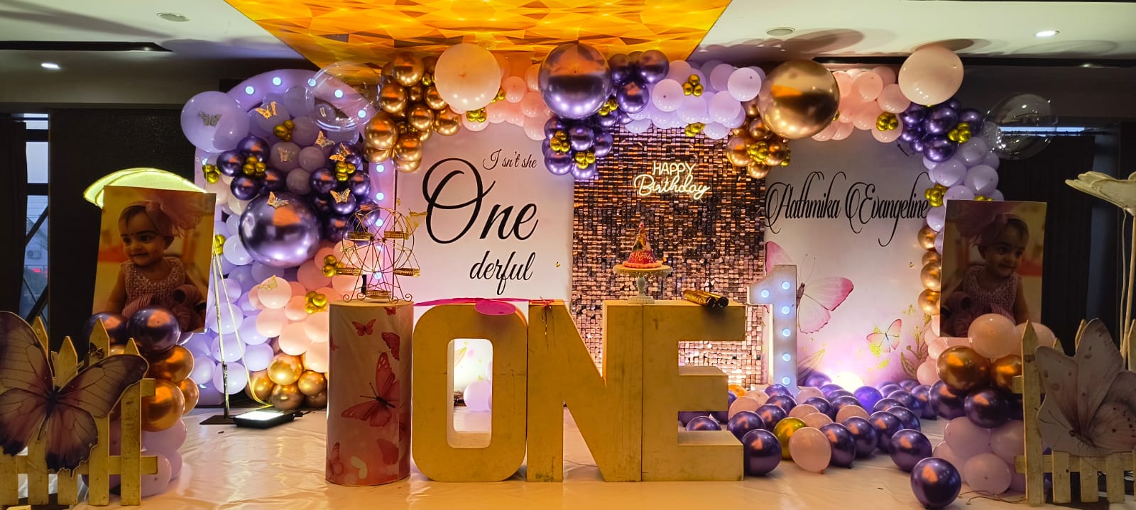 Premium Birthday Décor, Cake, Photography and Video
