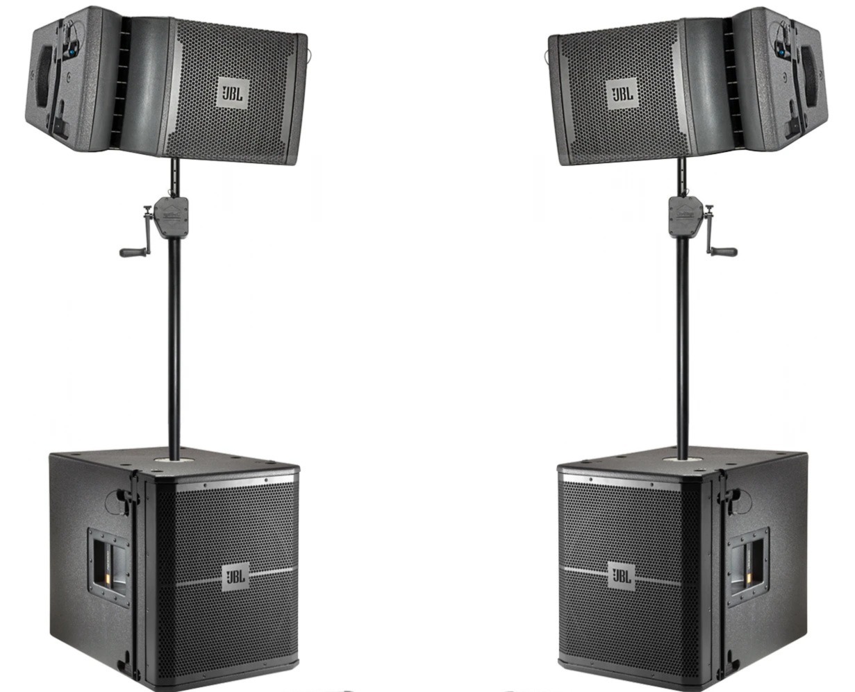 JBL VRX One-Stack Sound System with 2 Microphones – 6 Hours