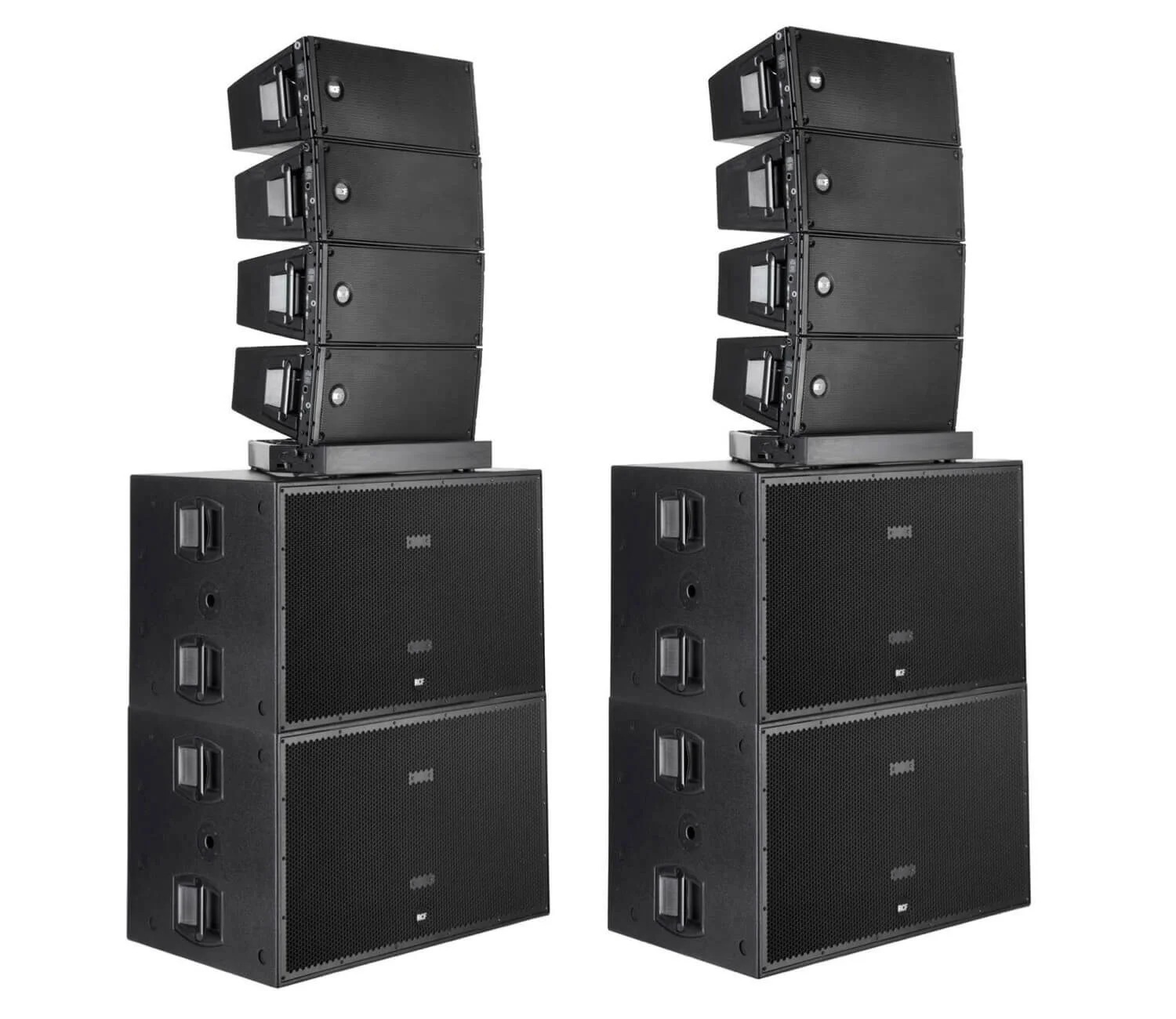 RCF Sound System with 2 Tops, 2 Subwoofers and 2 Microphones β 6 Hours