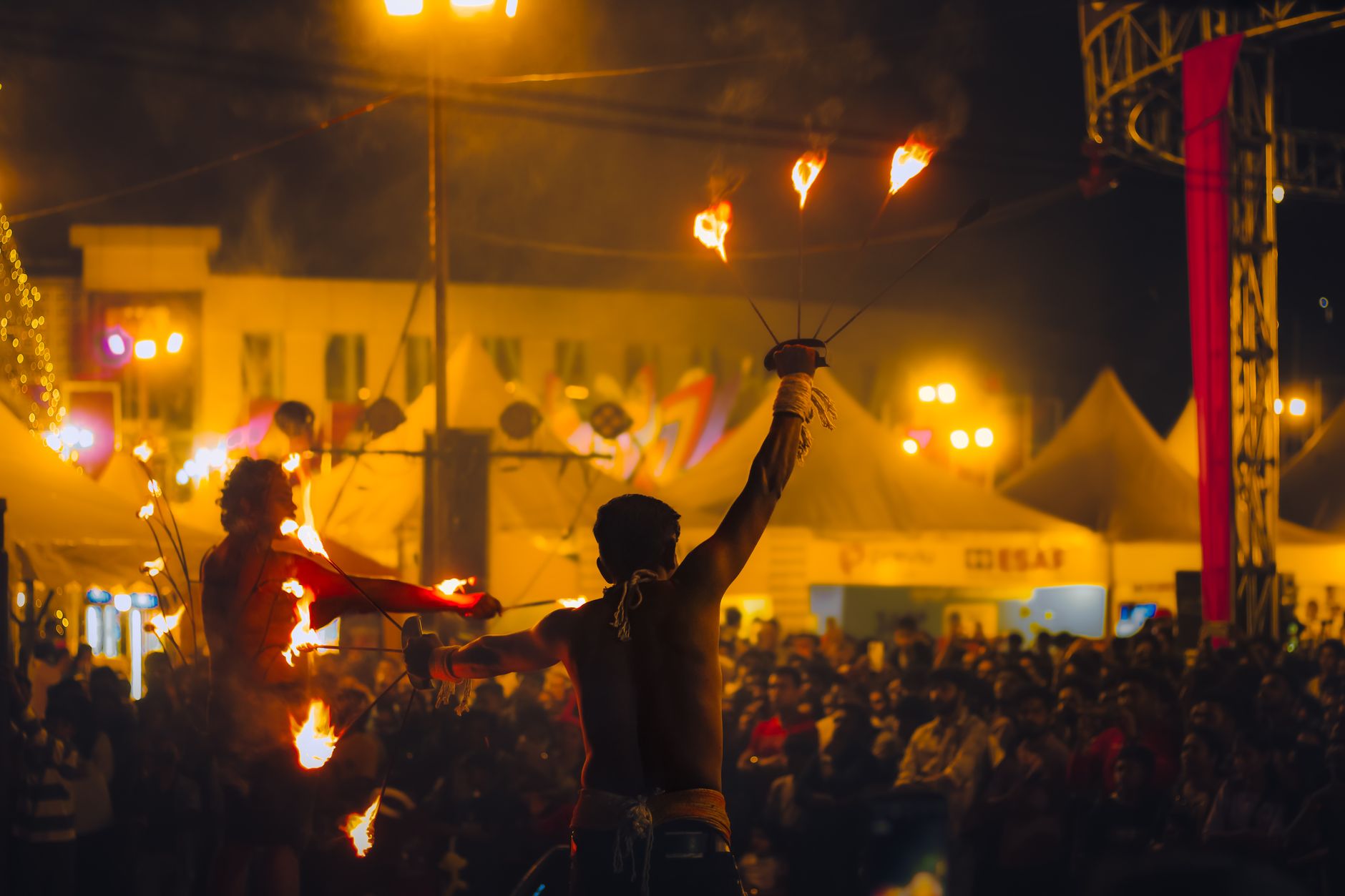 Ignite Your Stage with Dance Performance Flames