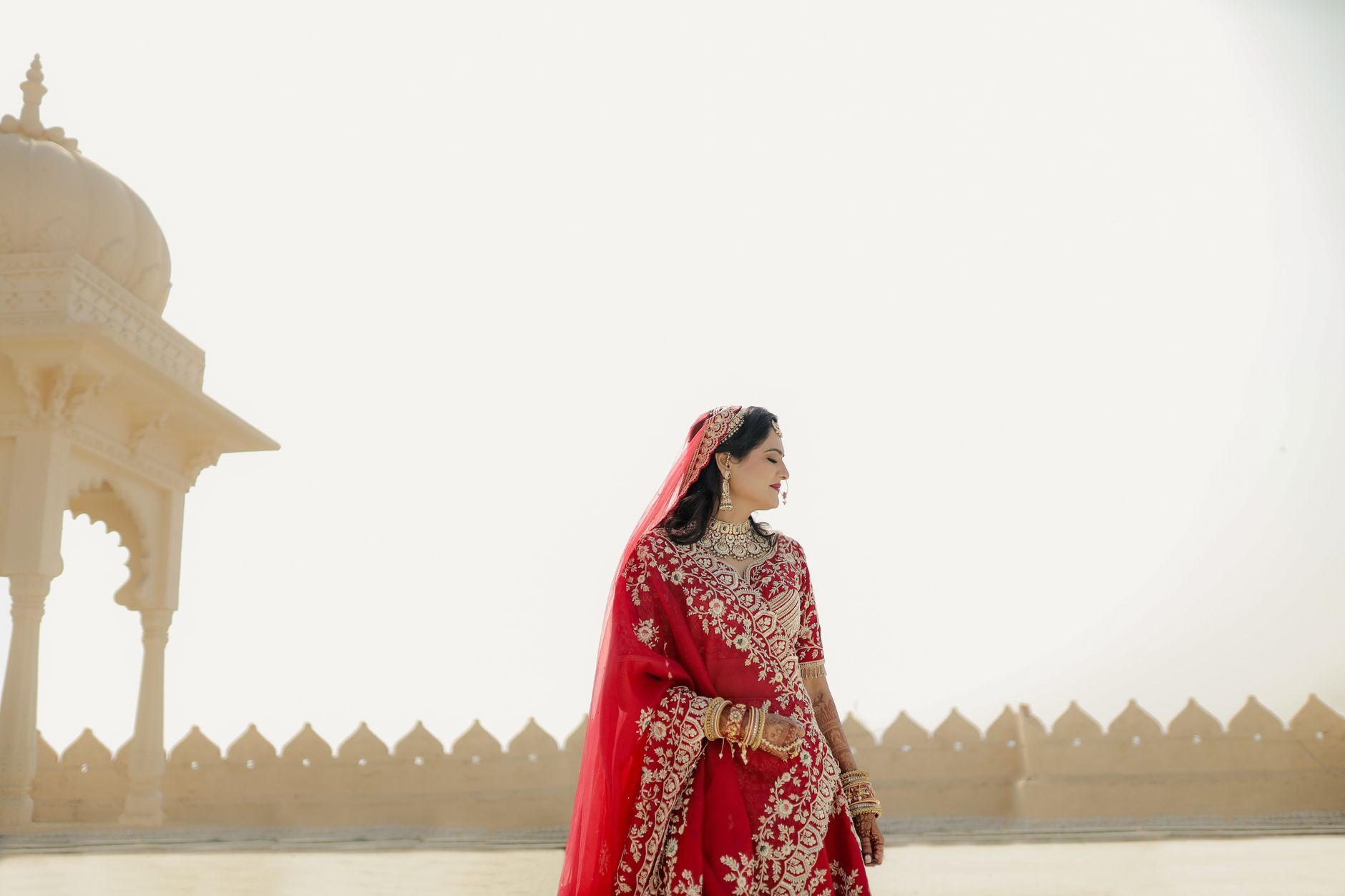 Exquisite Hand work Bridal Lehenga