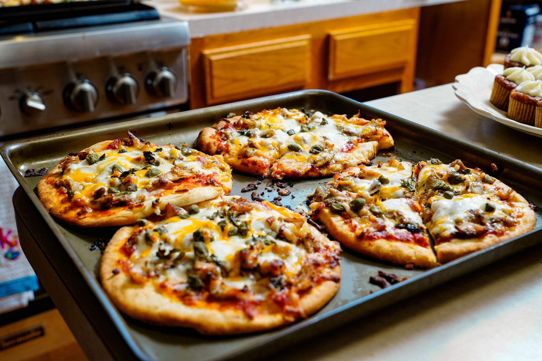 Hand-Tossed Pizza Counter