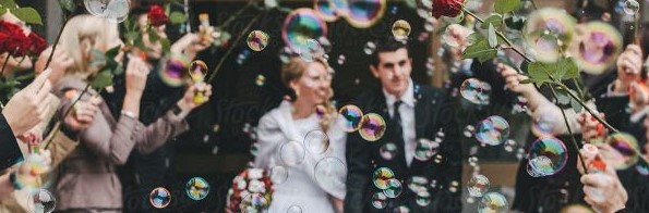Wedding Bubble Entry Chennai — bride arriving in a decorated transparent bubble car at a Chennai wedding venue
