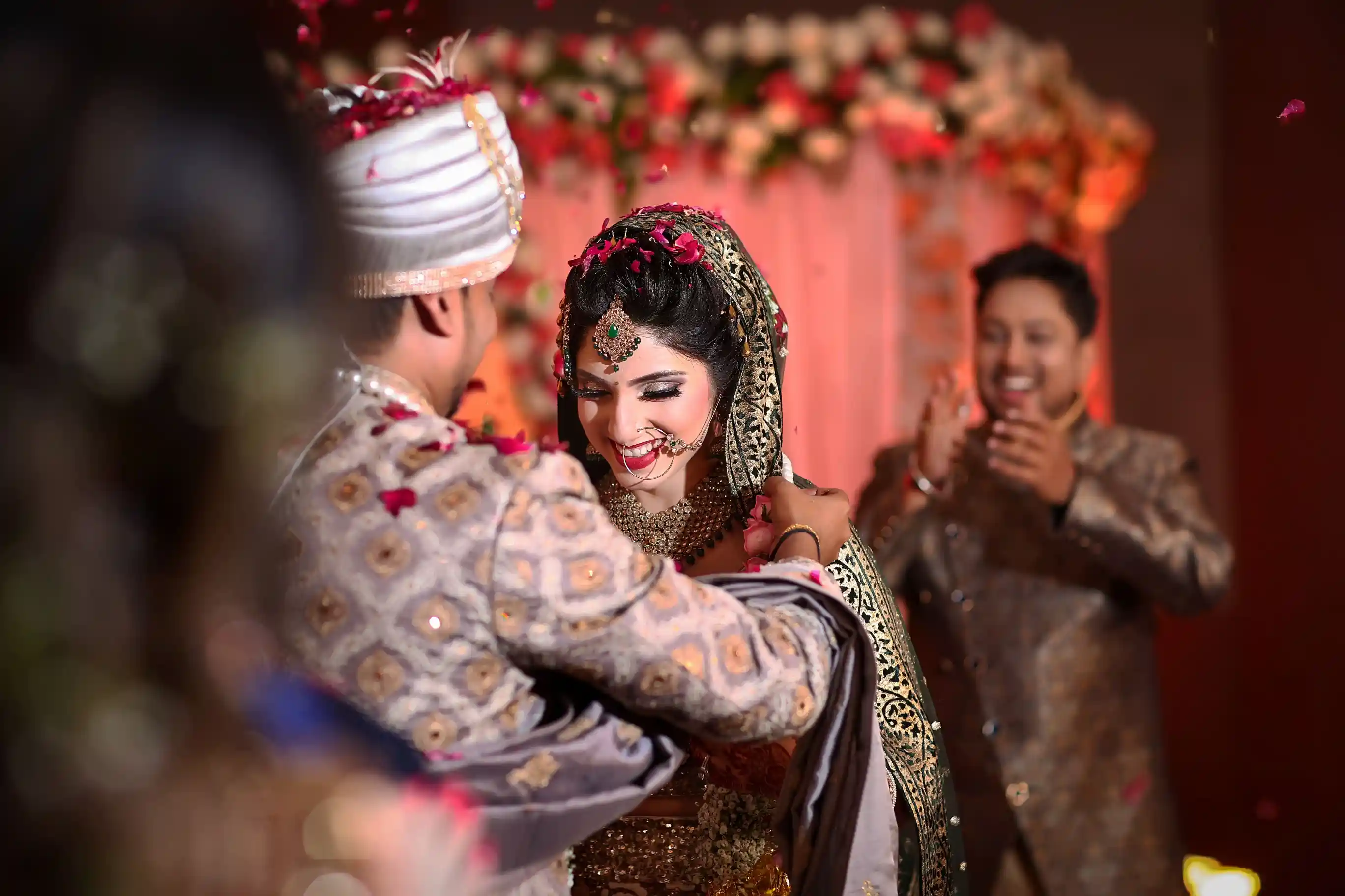 Professional wedding photography and videography experiences capturing emotional moments at Indian celebrations