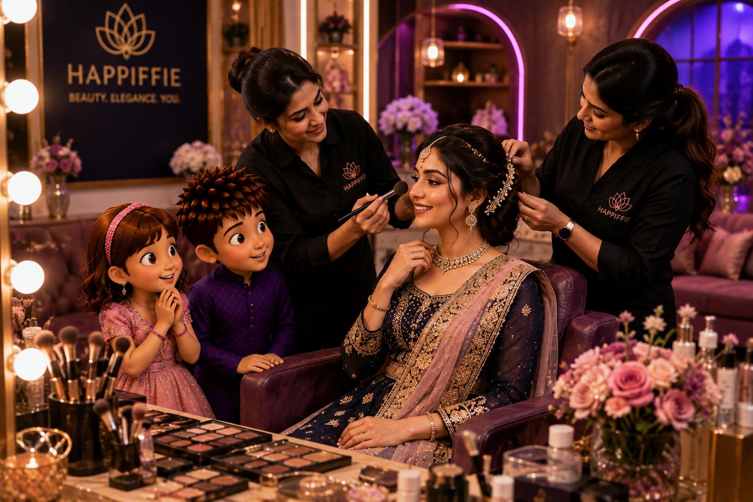 Ladies Make-up & Hairdo