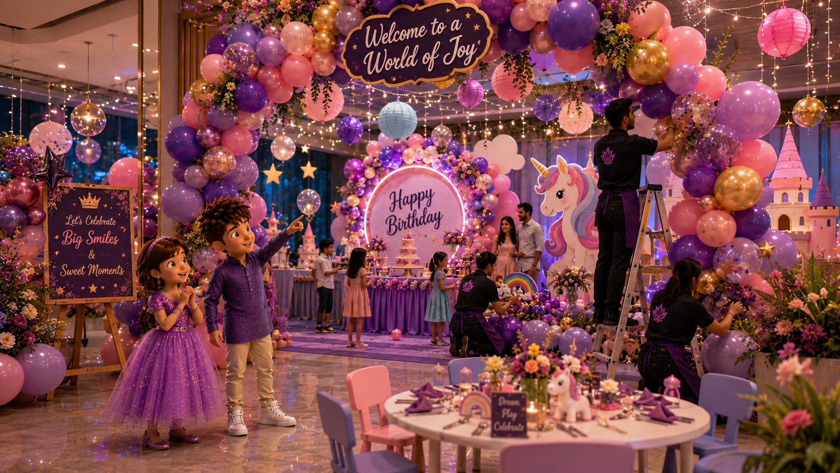 Kids Birthday Party Decorators