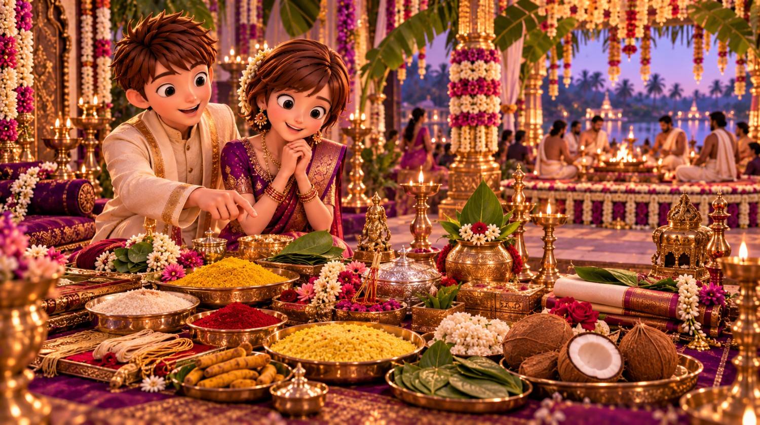 Telugu Wedding Ritual Items