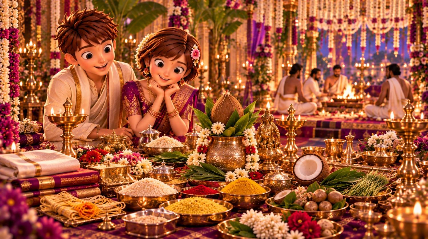 Brahmin Wedding Ritual Items