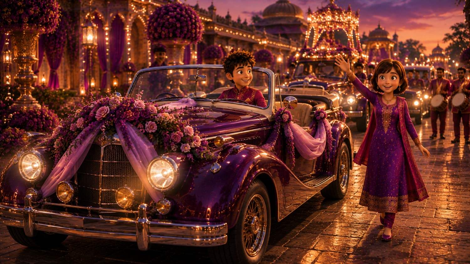 Wedding Procession Vehicles